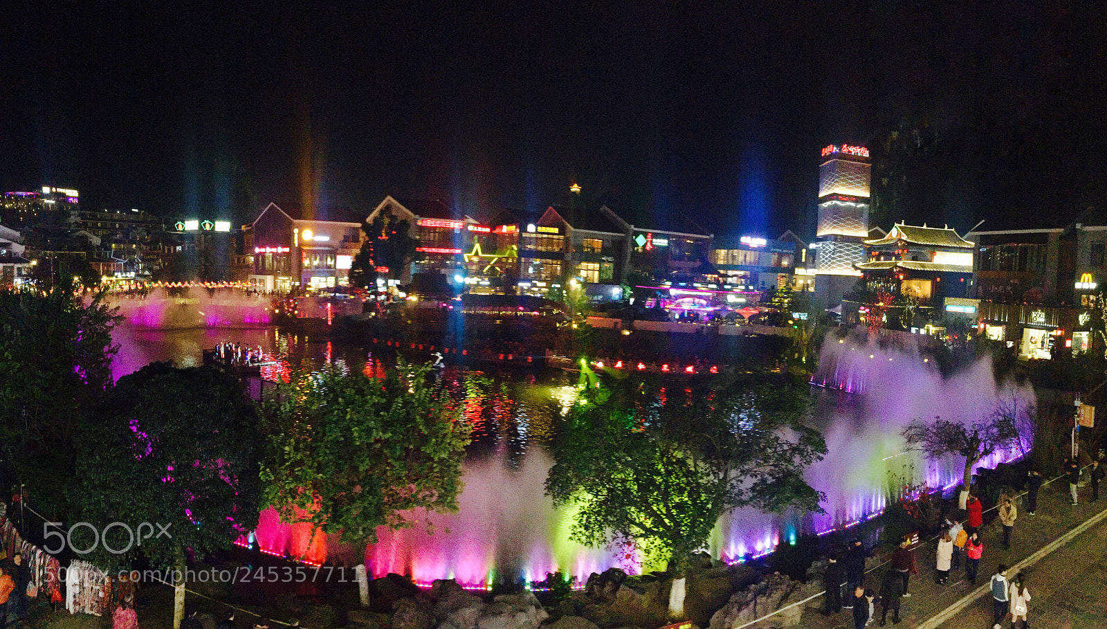 Apple iPhone 6 sample photo. Night time of yangshuo photography