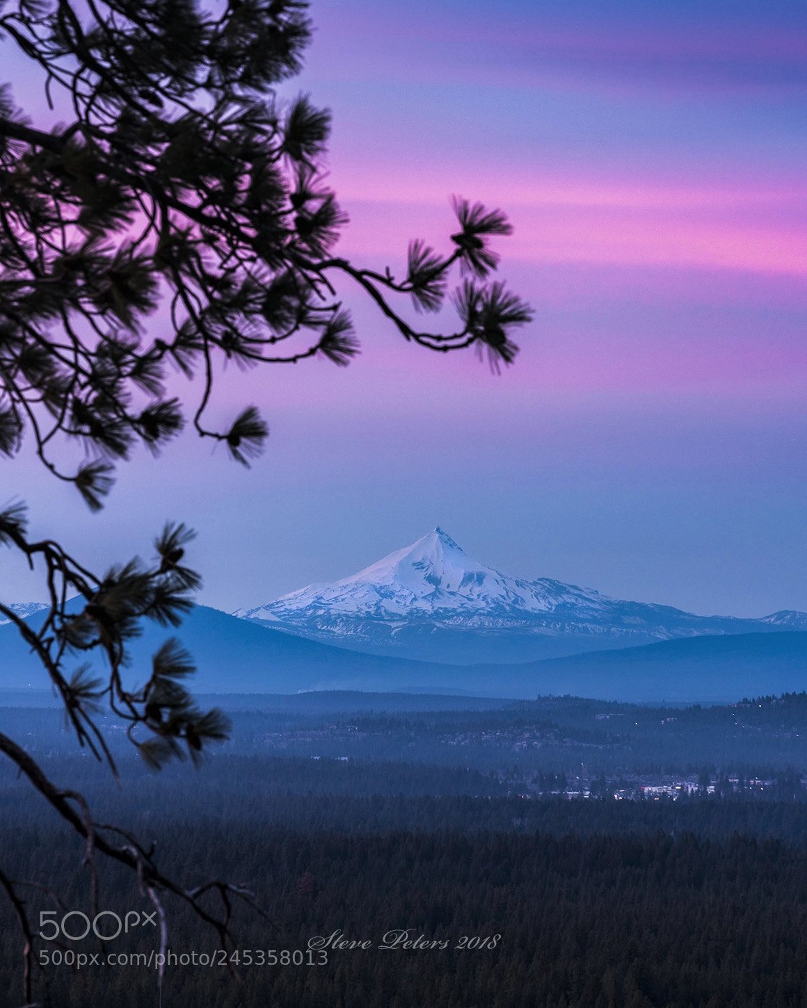 Sony a7R II sample photo. Mount jefferson sunset photography