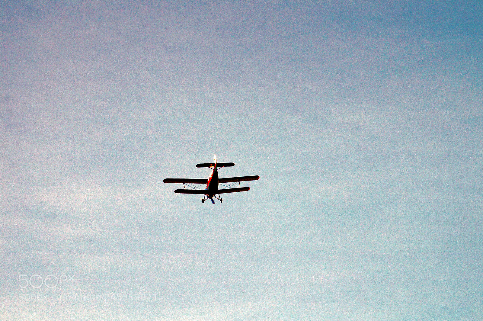 Sony Alpha NEX-3N sample photo. Biplane in the sky photography