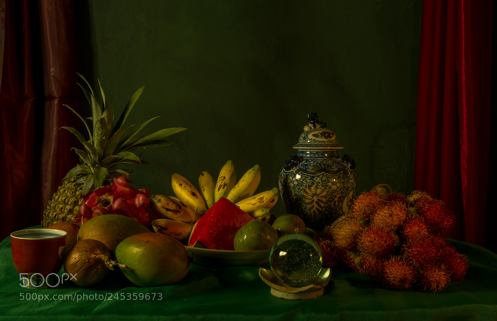 Fujifilm X-E1 sample photo. Theater of asian fruits photography