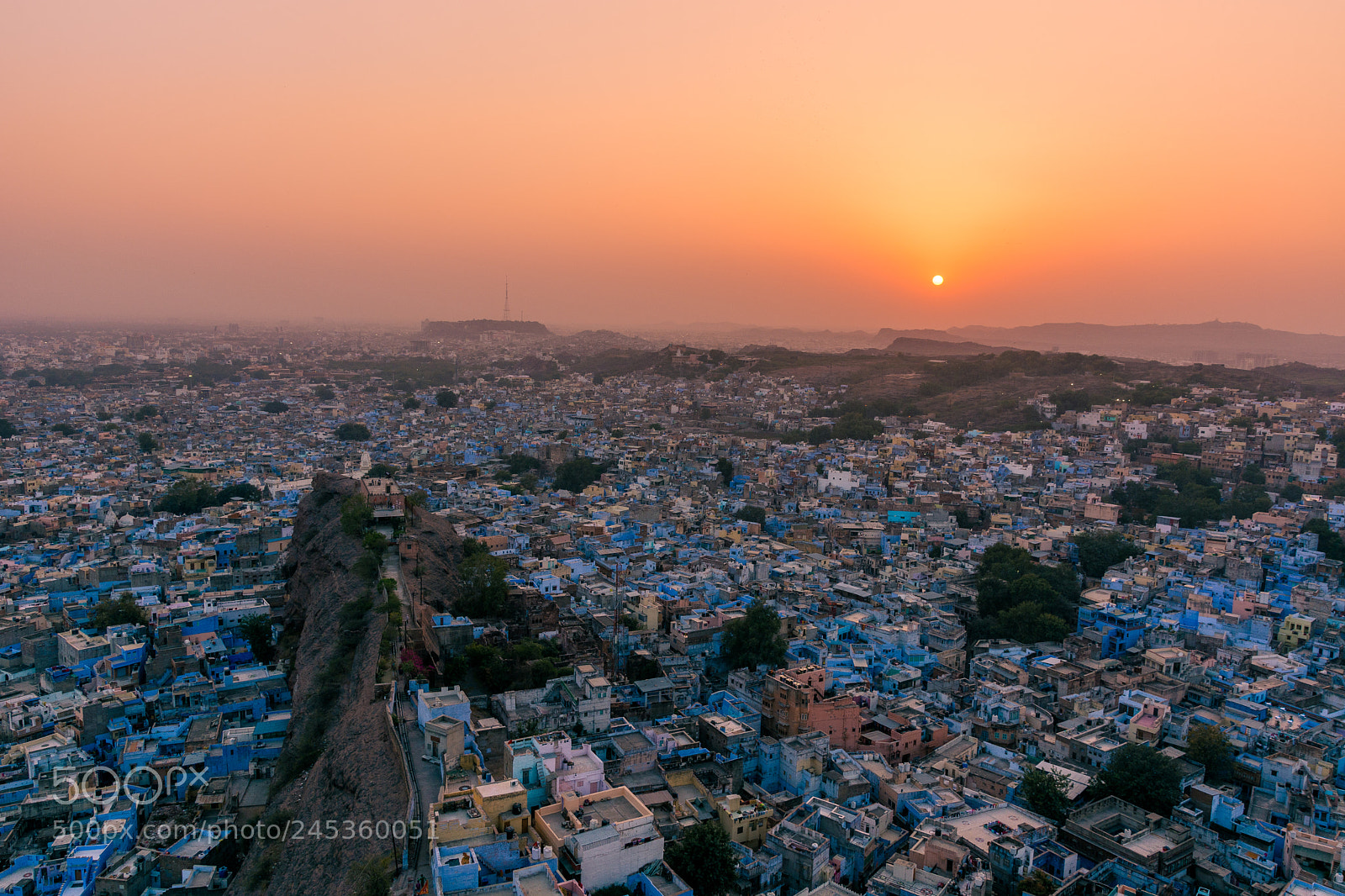 Nikon D7100 sample photo. The blue city in photography