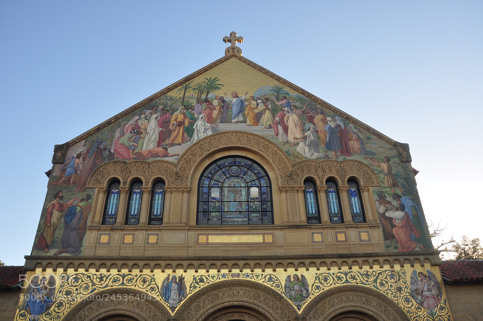 Nikon D90 sample photo. Stanford memorial church photography