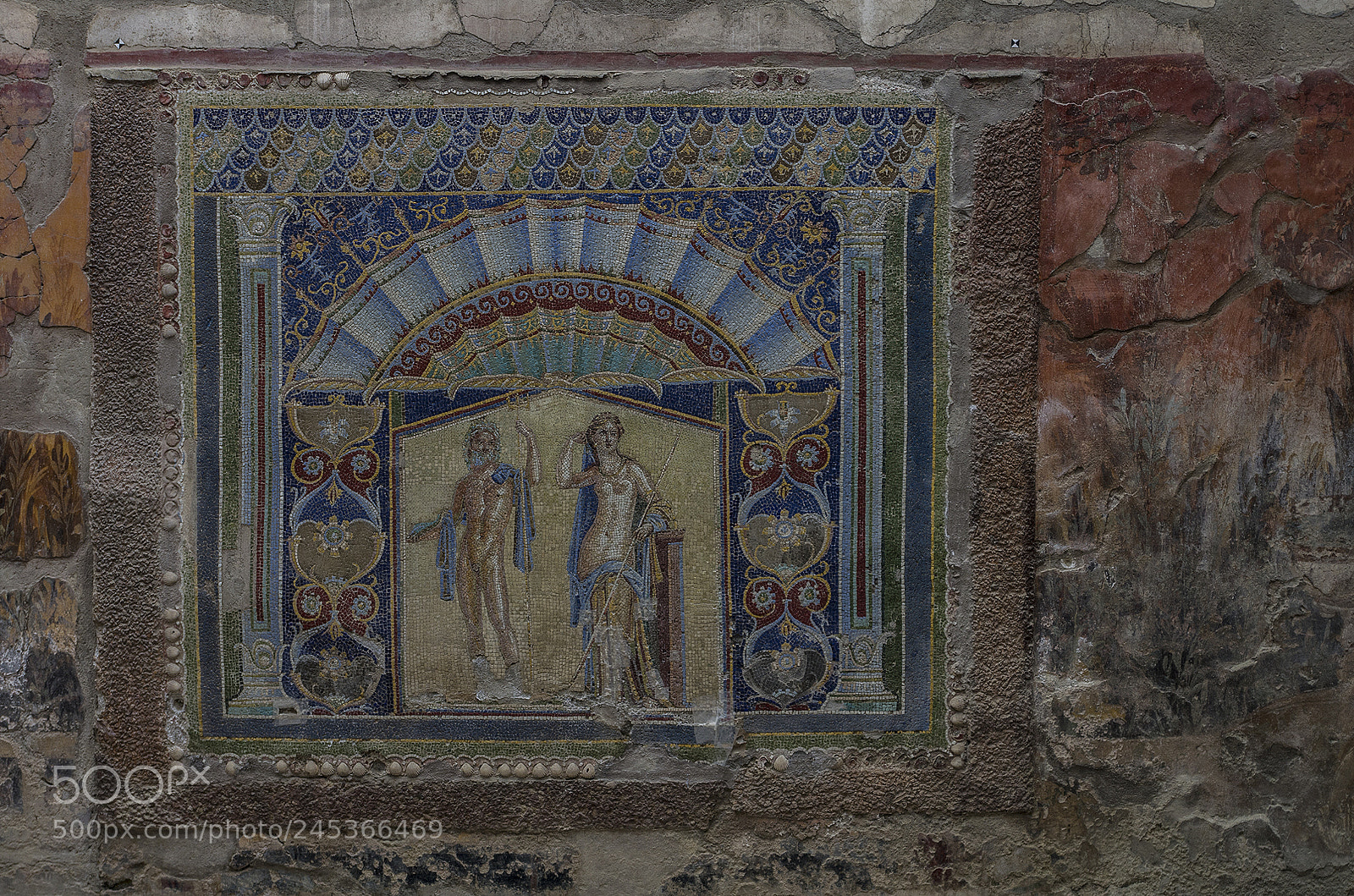 Pentax K-5 sample photo. Tiles at herculaneum photography