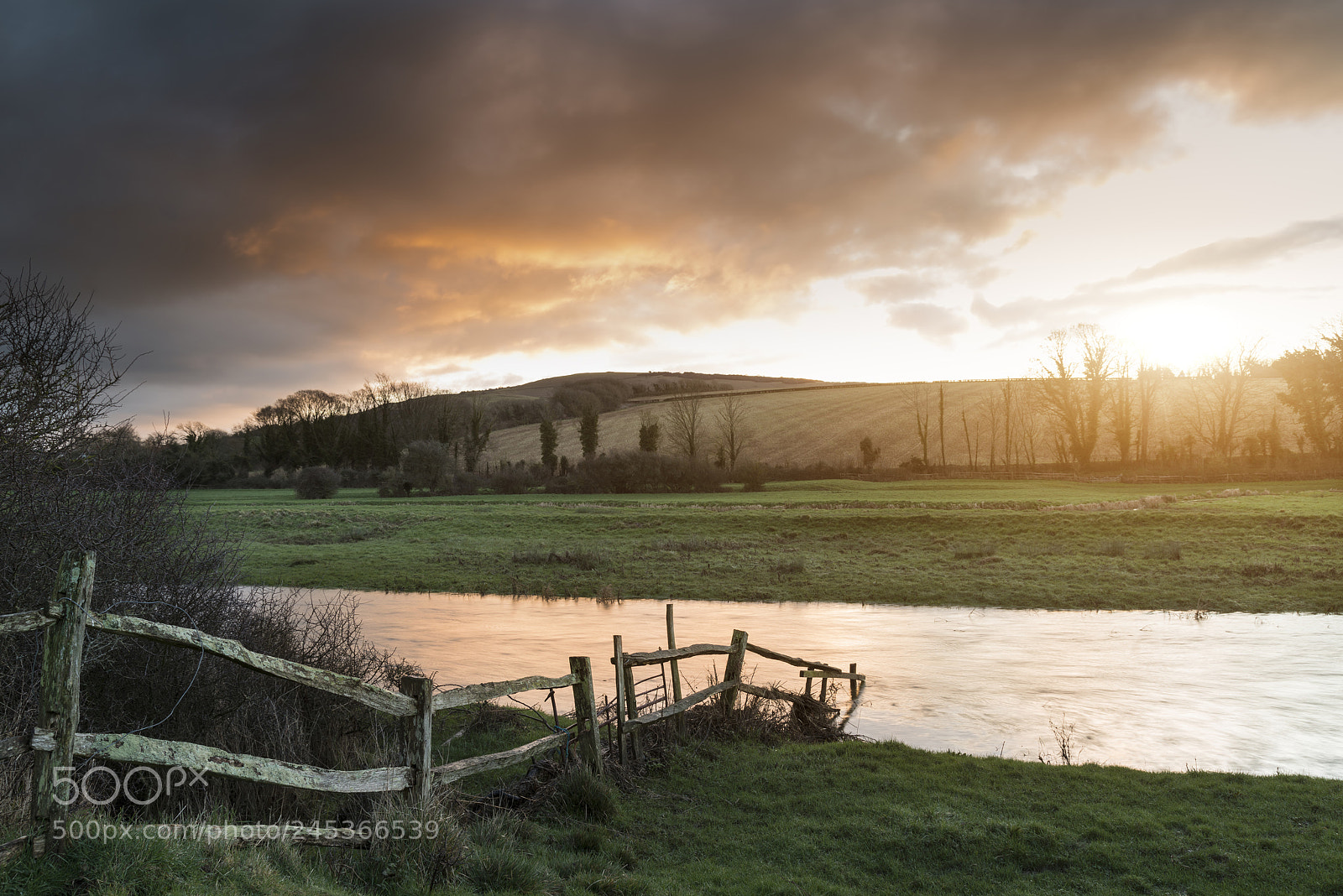 Nikon D800 sample photo. Beautiful winter sunrise landscape photography