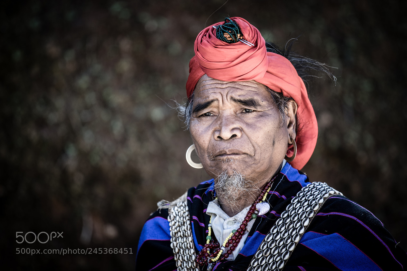 Sony a7 II sample photo. Traditional chin tribe man photography