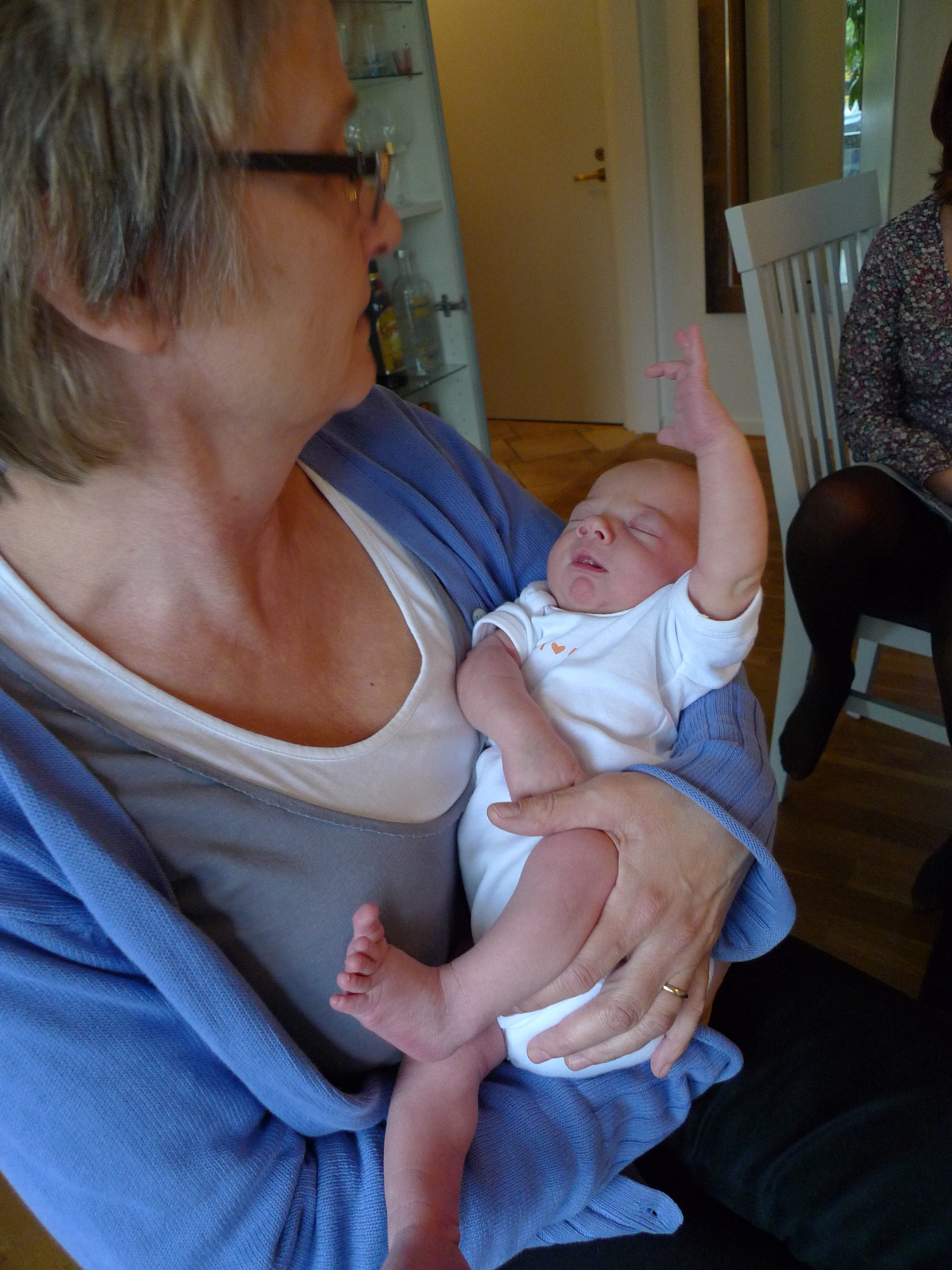 Panasonic Lumix DMC-LX3 sample photo. My wife and a grandchild. his name is jacob photography
