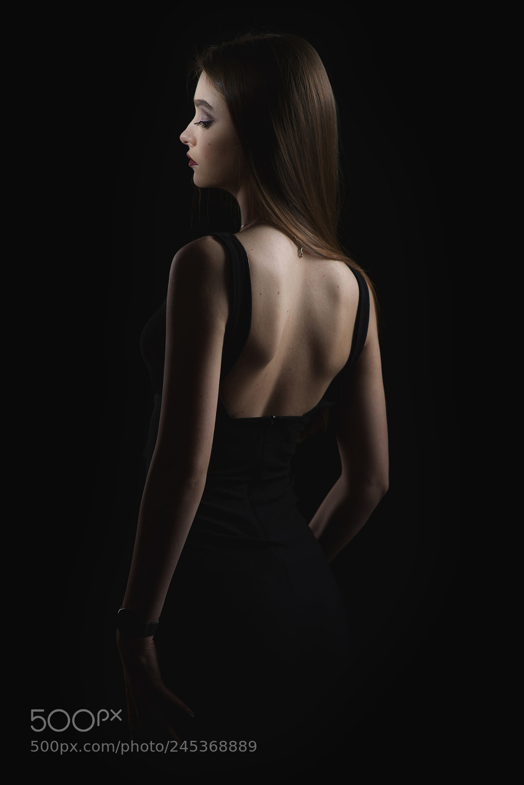 Nikon D800 sample photo. Slim girl in dress photography
