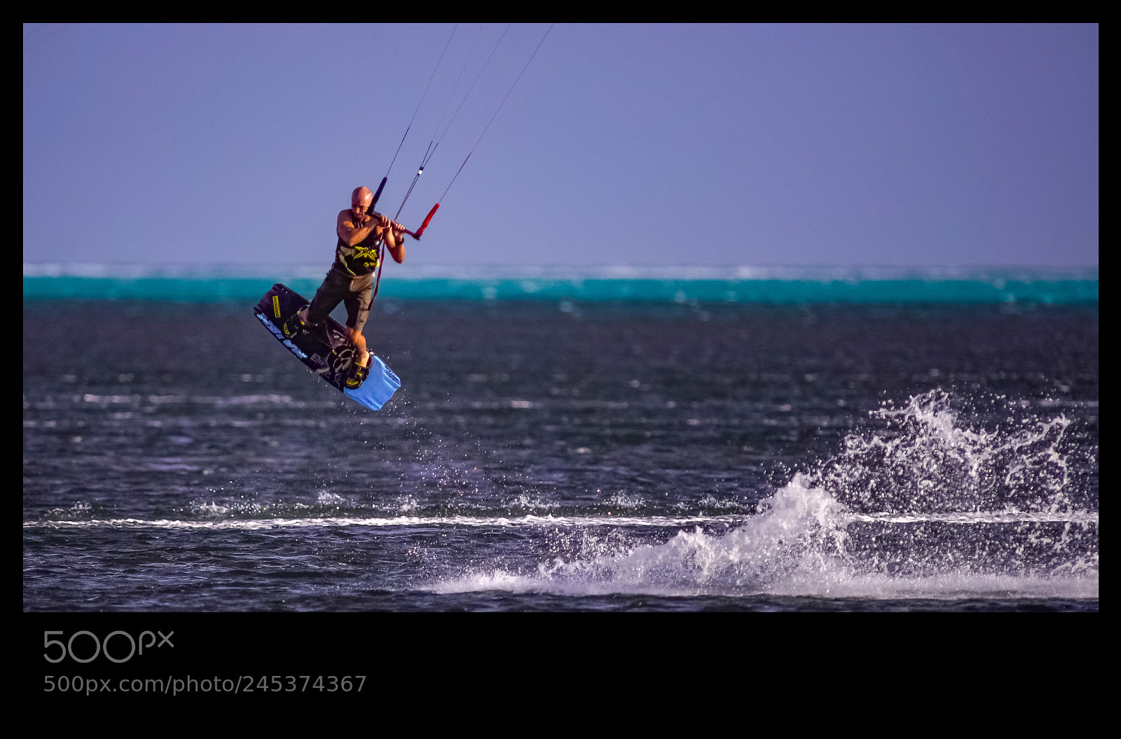Sony a7S sample photo. Kiteboarder photography