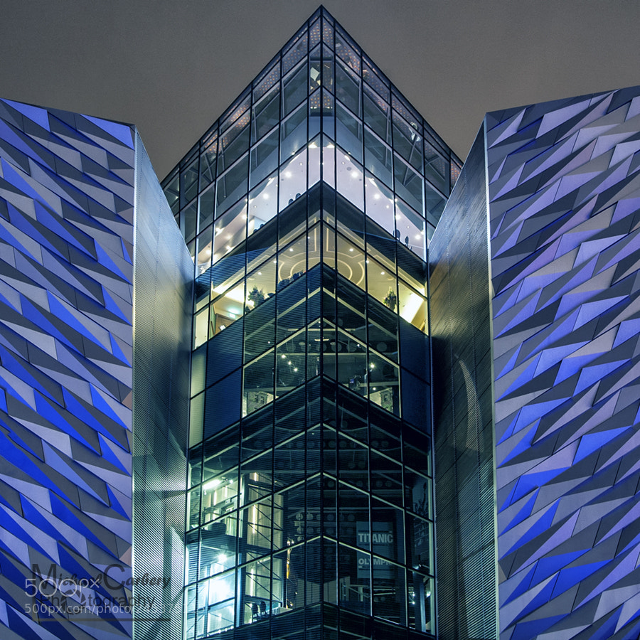 Canon EOS 5D sample photo. Titanic building, belfast photography