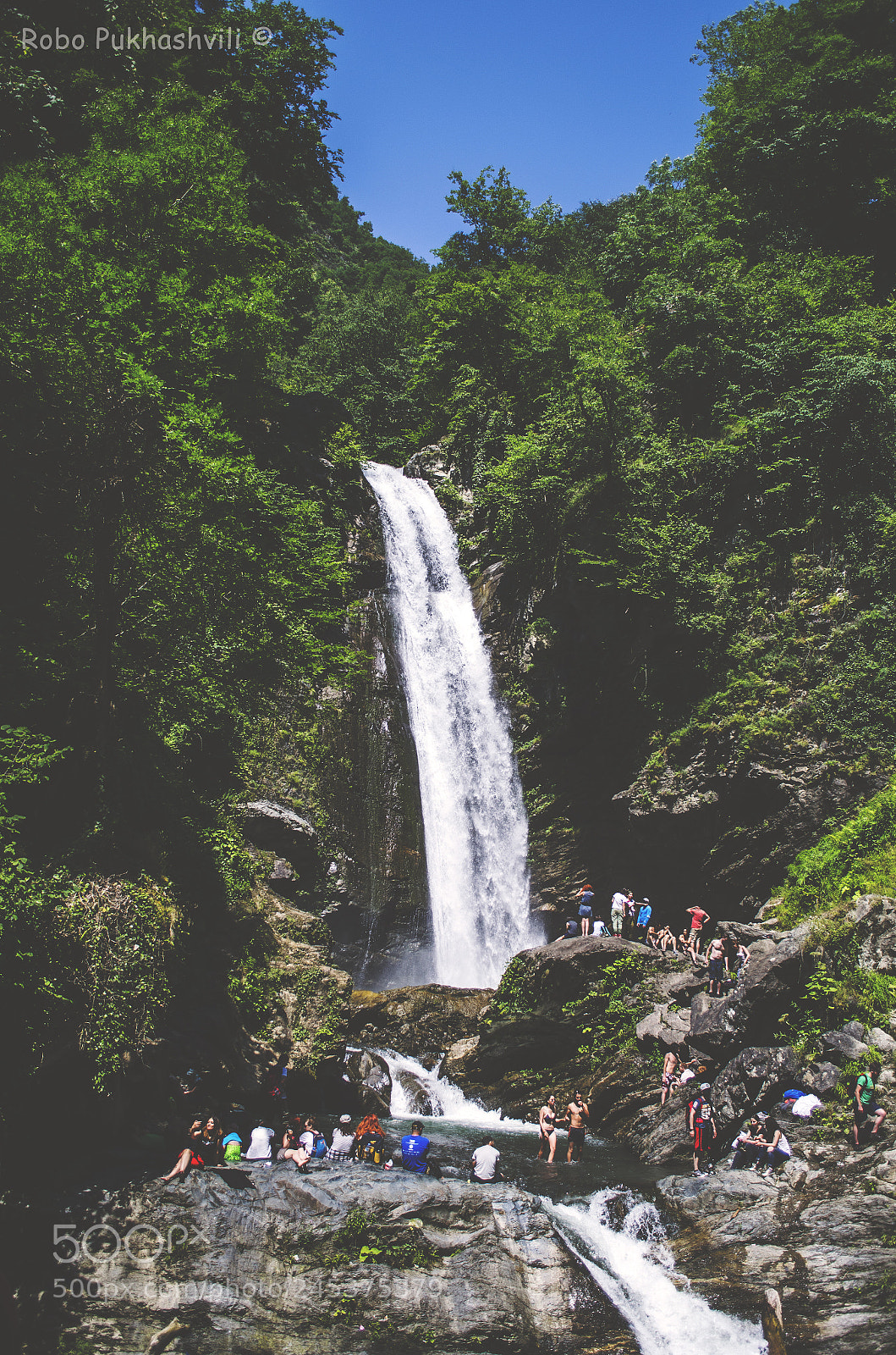 Nikon D5100 sample photo. Waterfall in kakheti photography