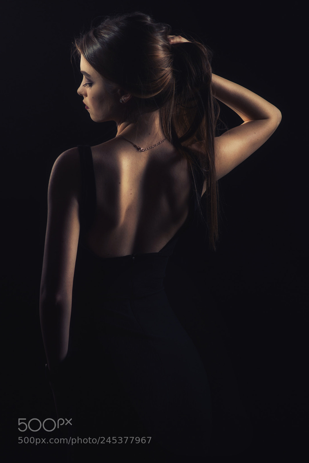 Nikon D800 sample photo. Slim girl in dress photography