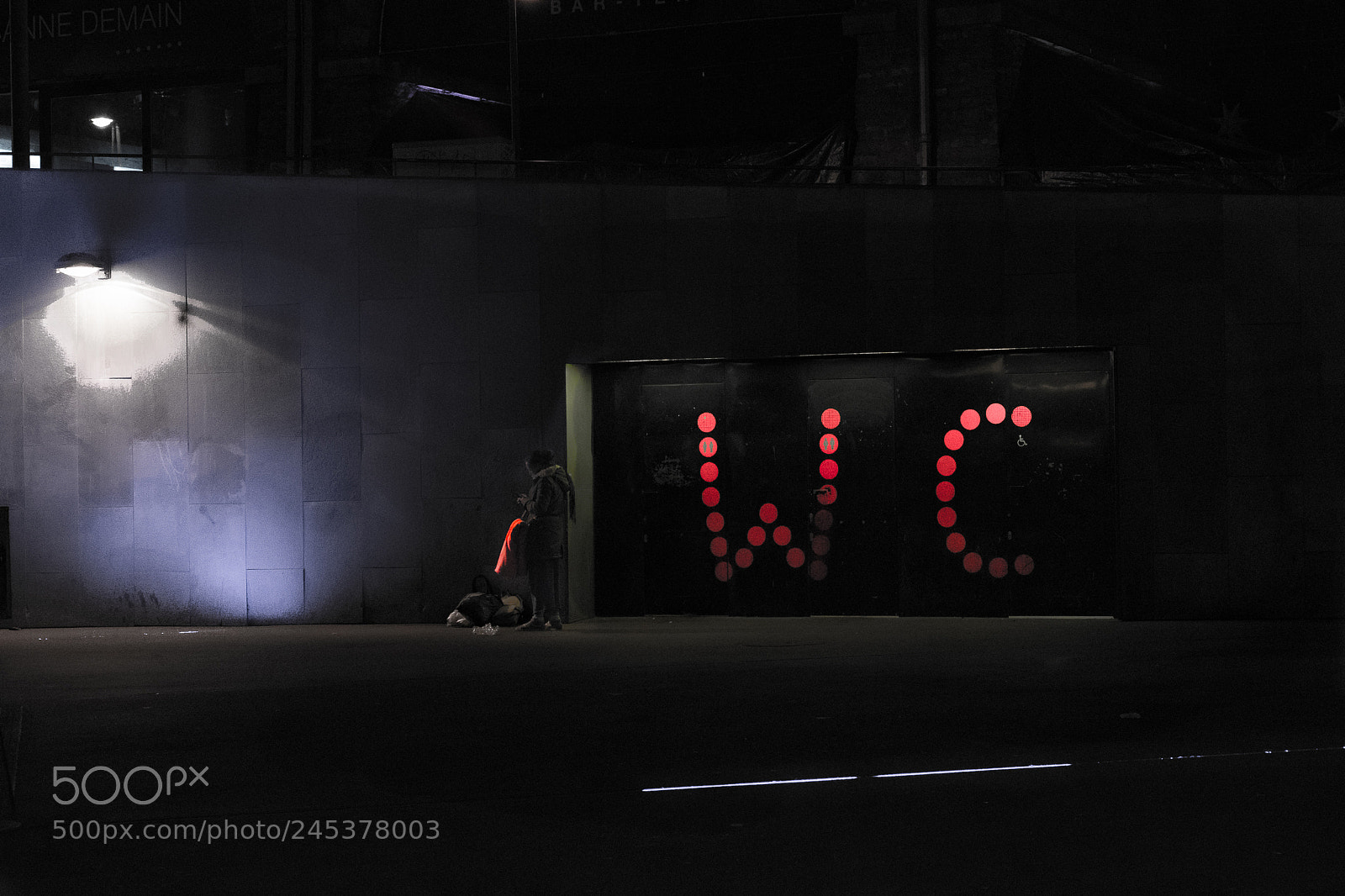 Nikon D500 sample photo. Red night photography