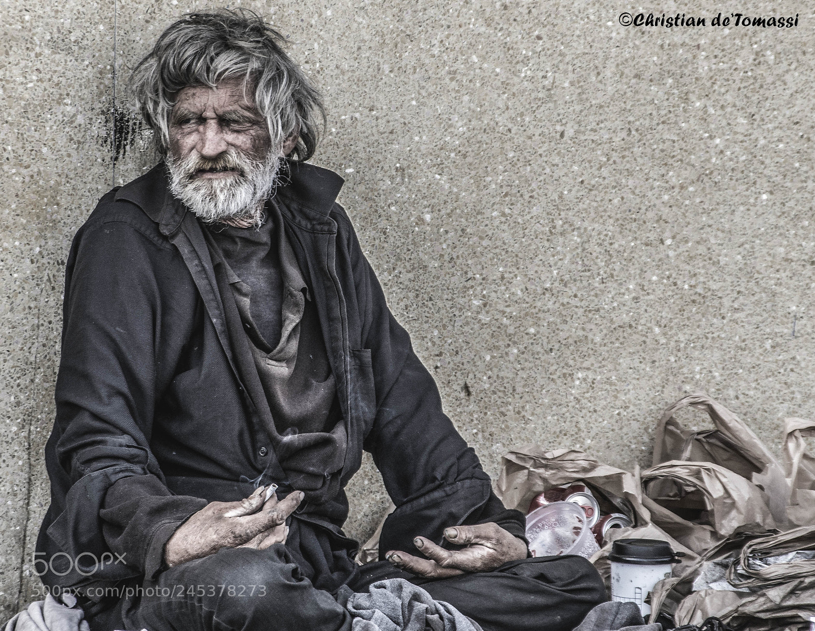 Nikon D7200 sample photo. Homeless with hopeless photography