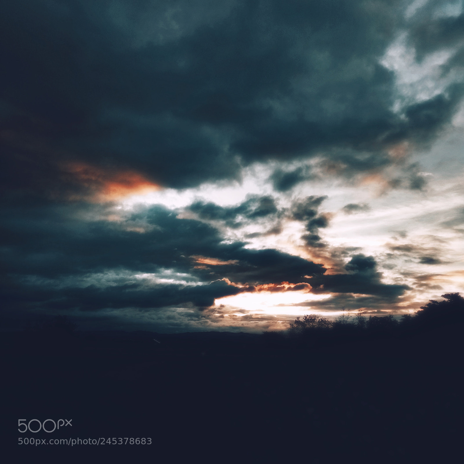 OPPO A1601 sample photo. Setting sun photography