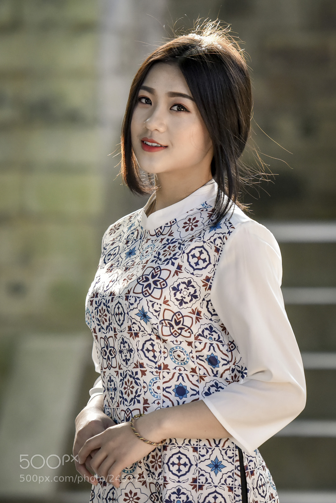 Nikon D810 sample photo. Áo dài photography