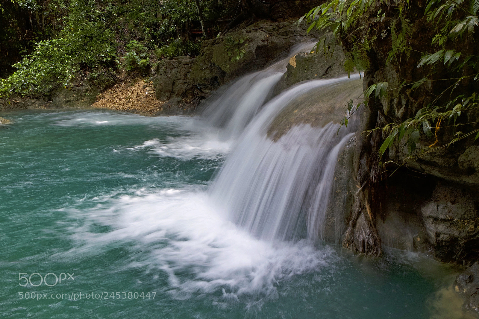 Canon EOS M10 sample photo. Waterfall moalboal photography