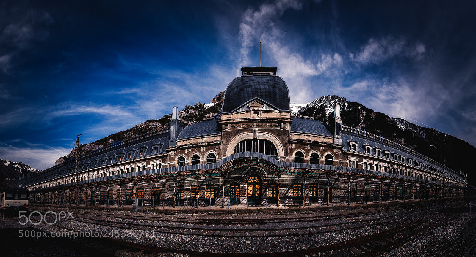 Nikon D800 sample photo. Canfranc station photography