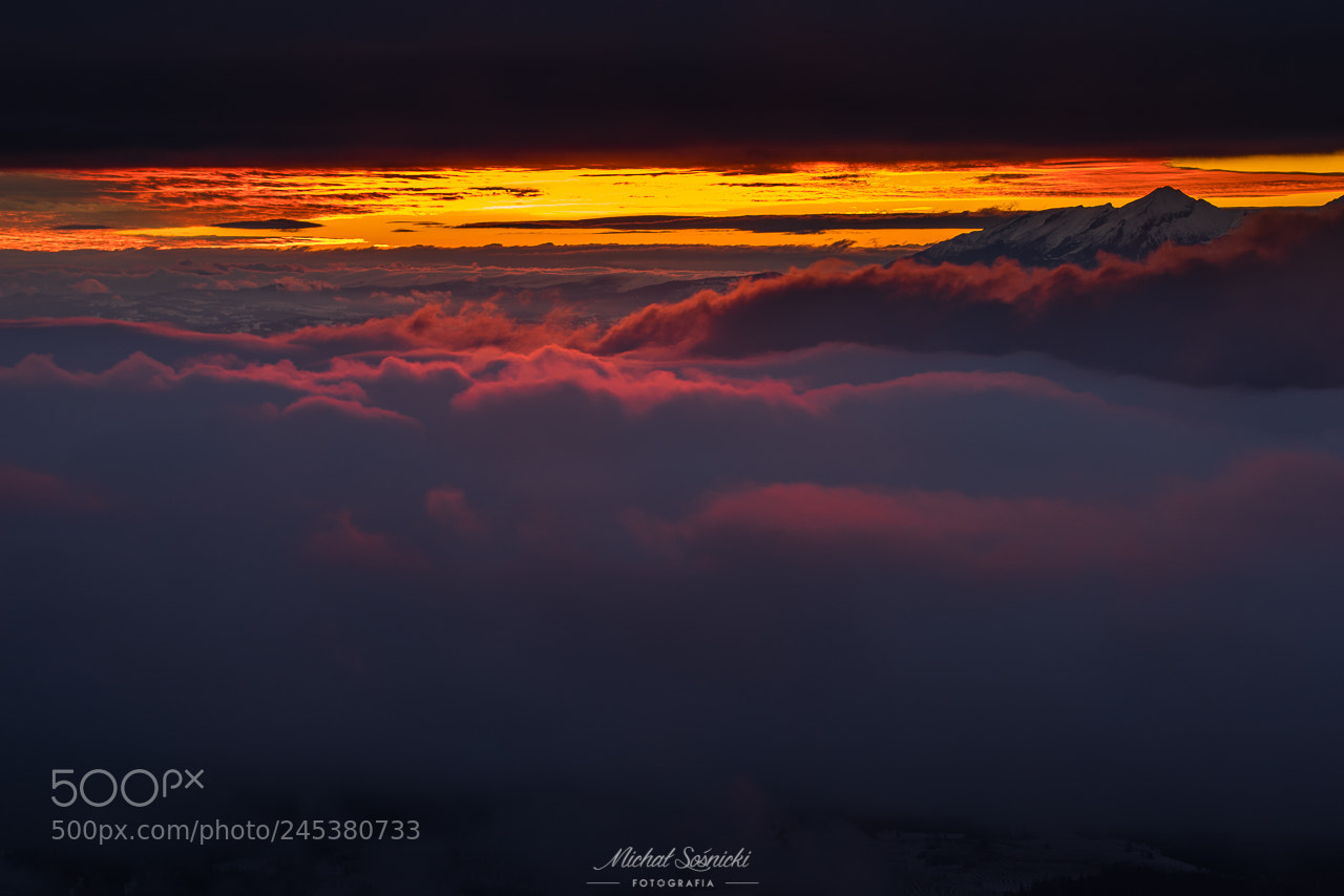 Pentax K-1 sample photo. Sunrise on babia g photography