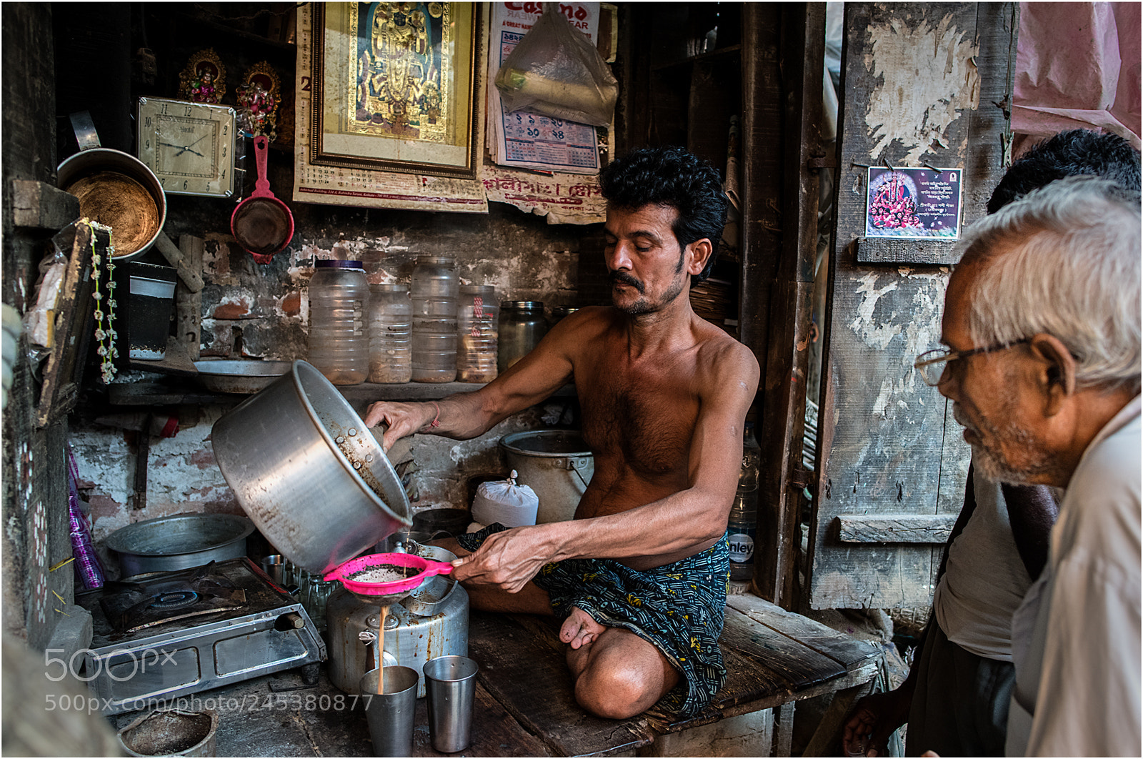 Nikon D850 sample photo. Chai seller photography