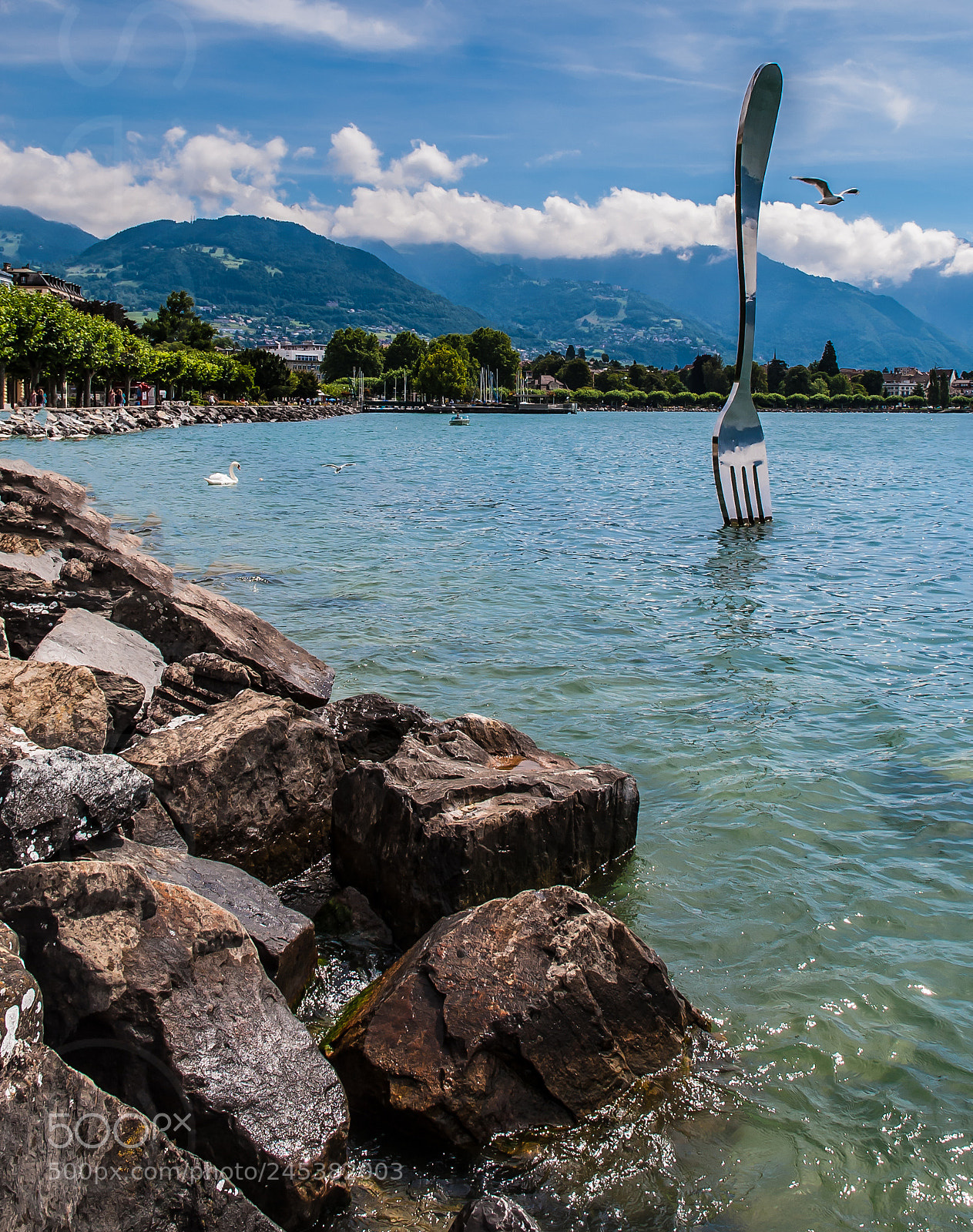 Nikon D200 sample photo. Switzerland views photography