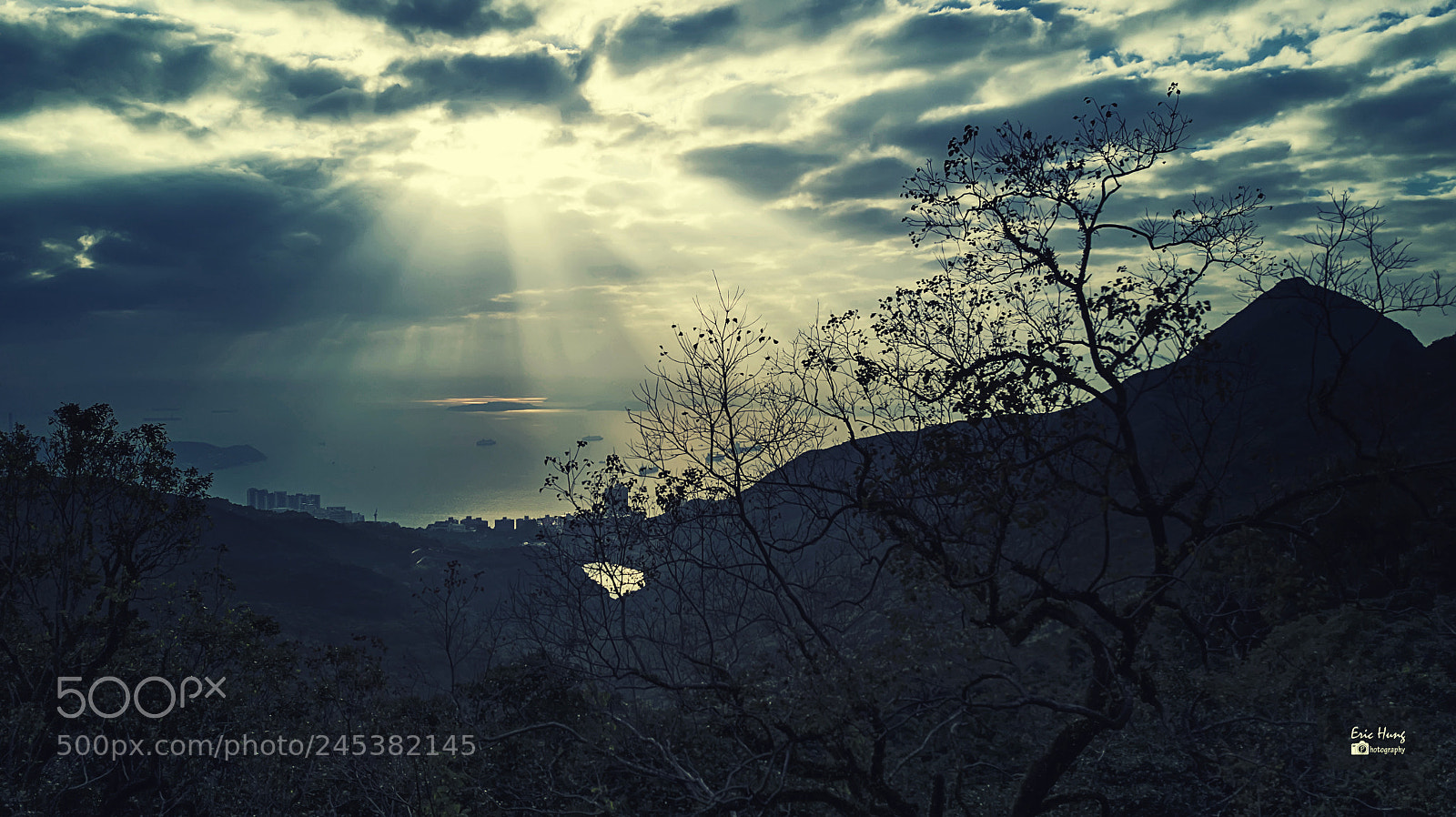 DJI FC220 sample photo. Magic light photography