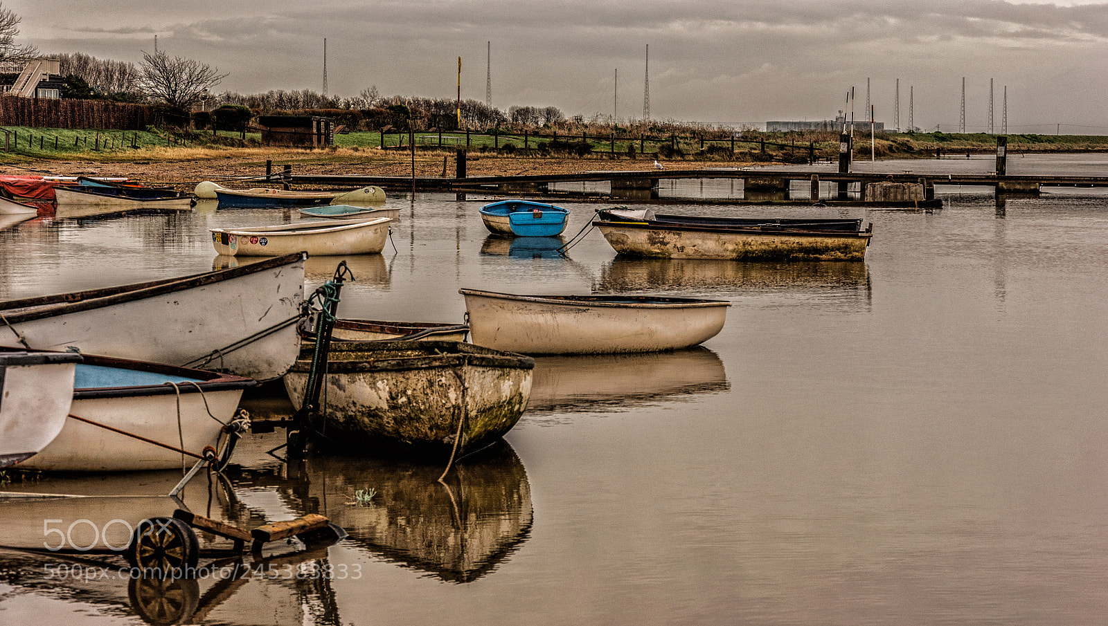 Nikon D90 sample photo. Boats at high tide photography