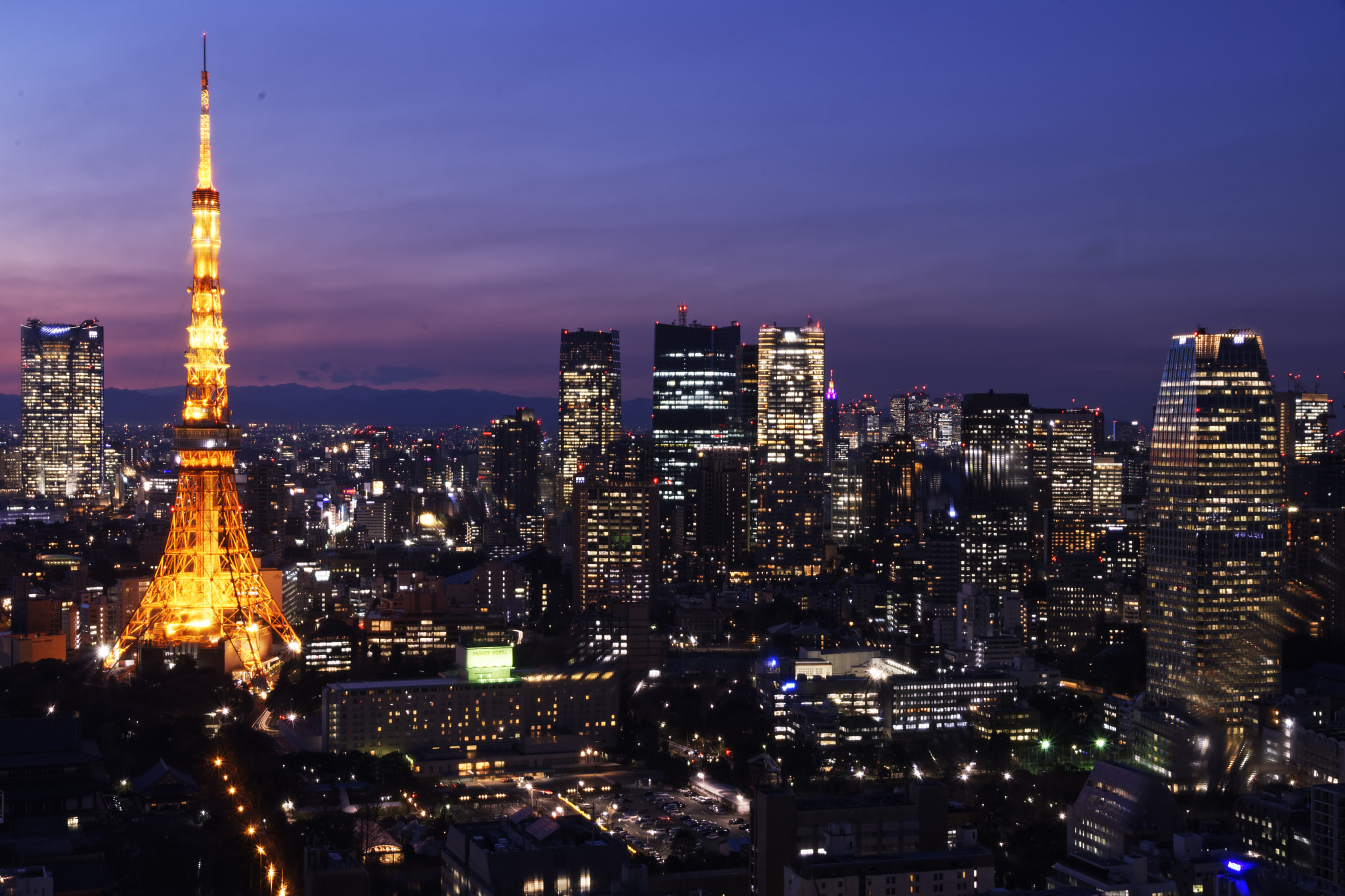 Sigma 18-250mm F3.5-6.3 DC Macro OS HSM sample photo. Twilight in tokyo. photography