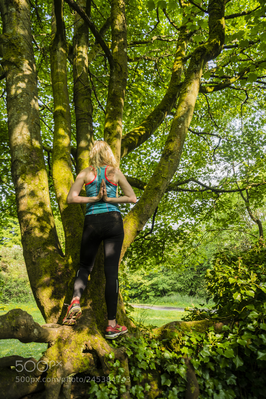 Nikon D7100 sample photo. Yoga practice outdoors photography