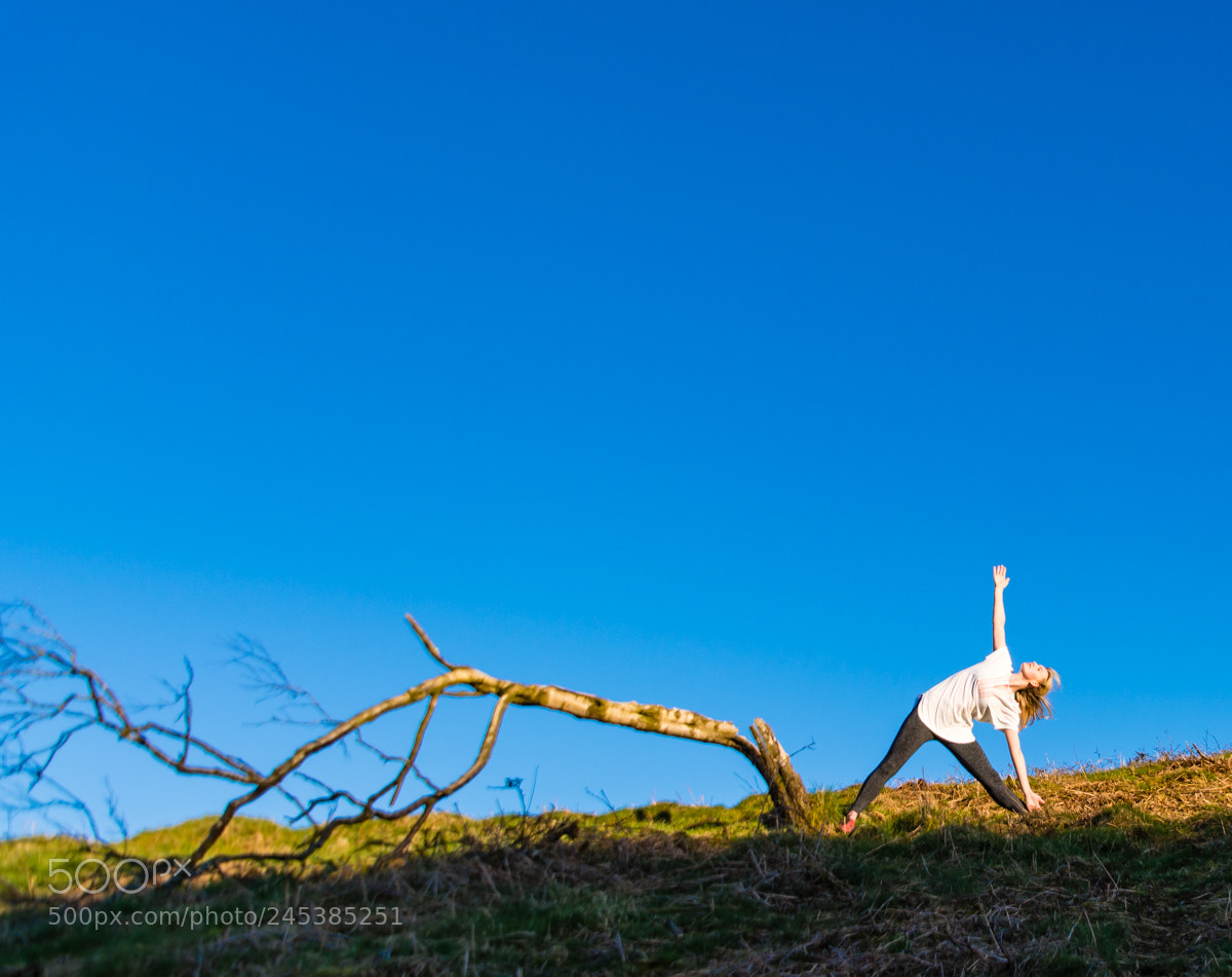 Nikon D7100 sample photo. Yoga practice outside photography
