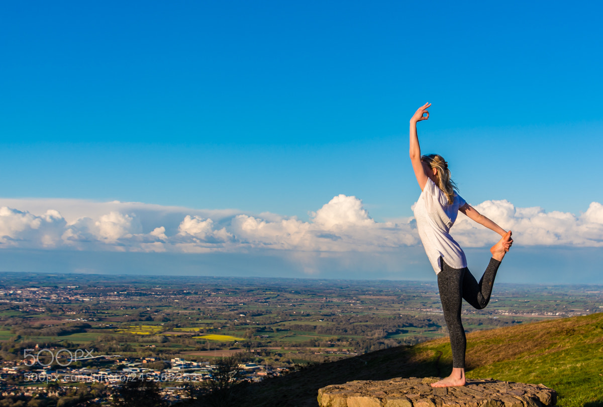 Nikon D7100 sample photo. Yoga practice outside photography