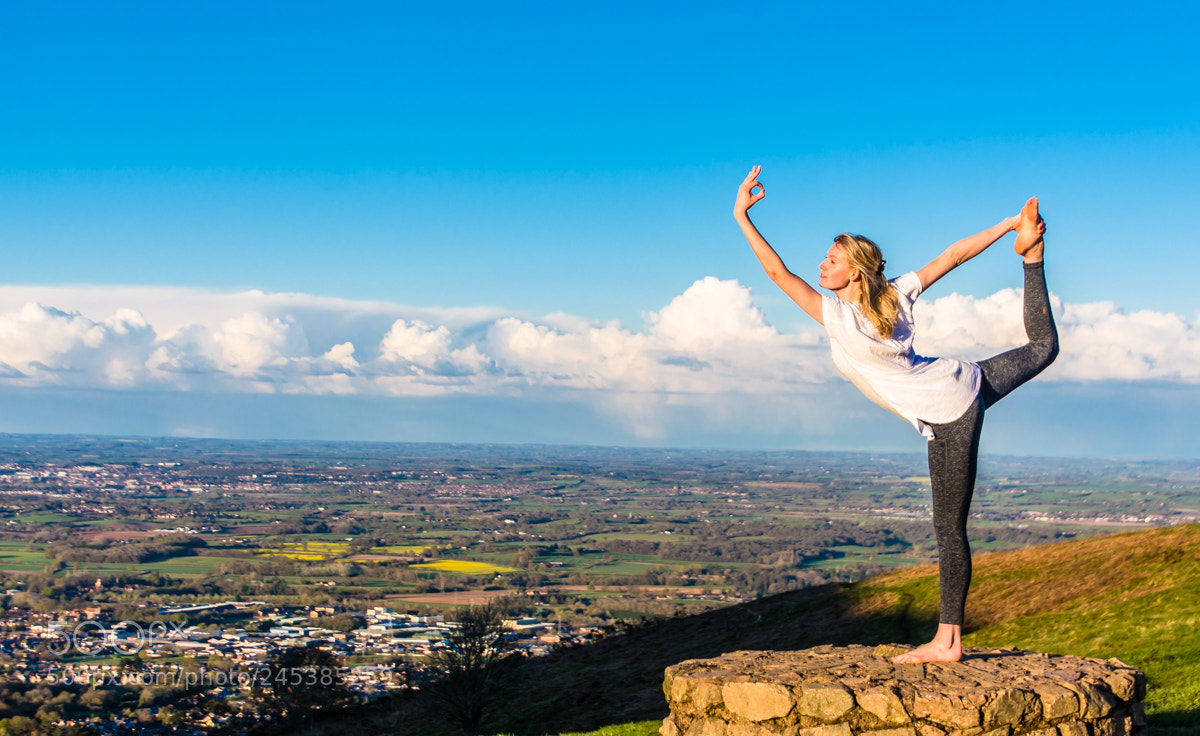 Nikon D7100 sample photo. Yoga practice outside photography