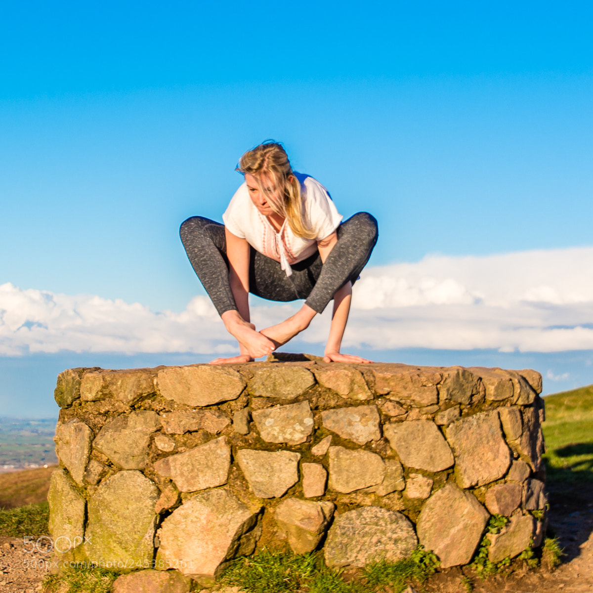Nikon D7100 sample photo. Yoga practice outside photography