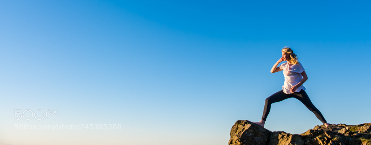 Nikon D7100 sample photo. Yoga practice outside photography