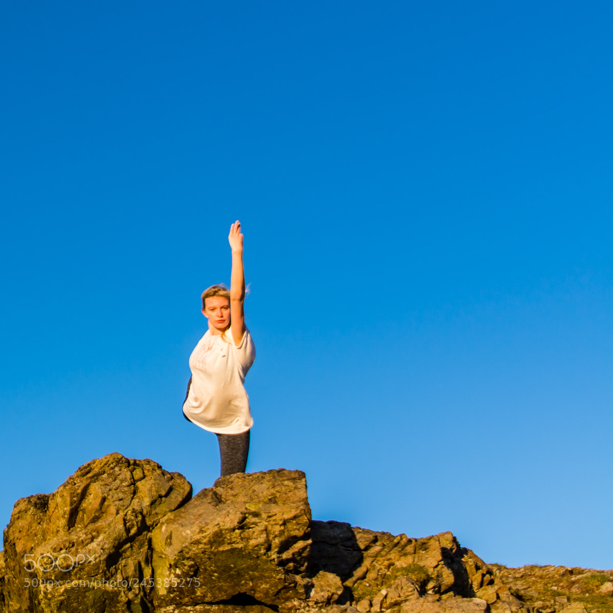 Nikon D7100 sample photo. Yoga practice outside photography