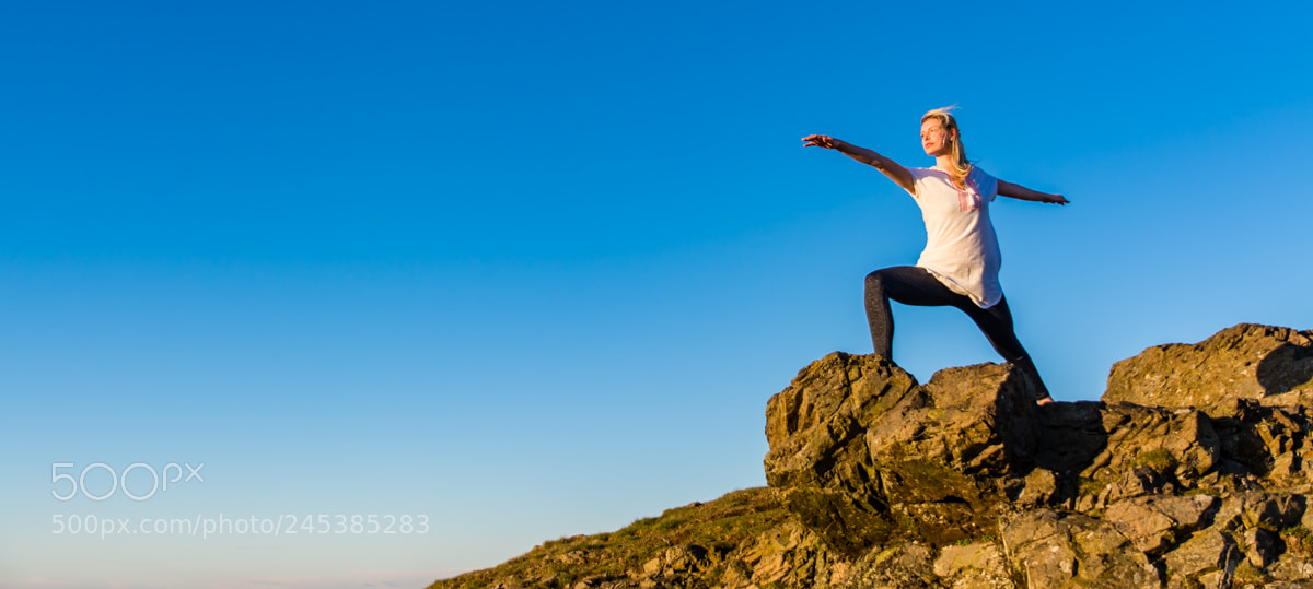 Nikon D7100 sample photo. Yoga practice outside photography