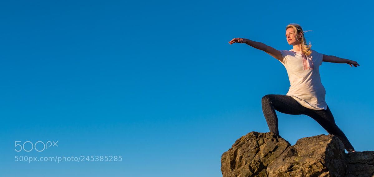 Nikon D7100 sample photo. Yoga practice outside photography