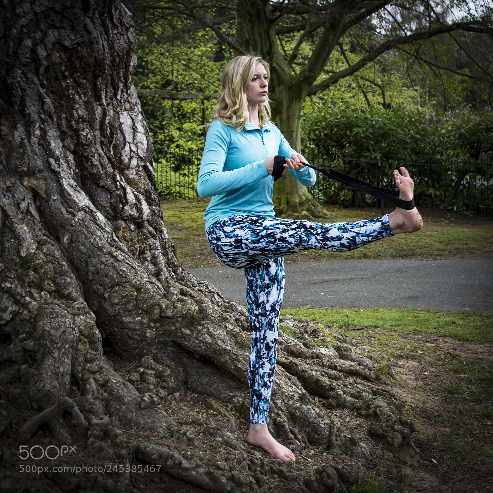 Nikon D7100 sample photo. Yoga practice outside photography