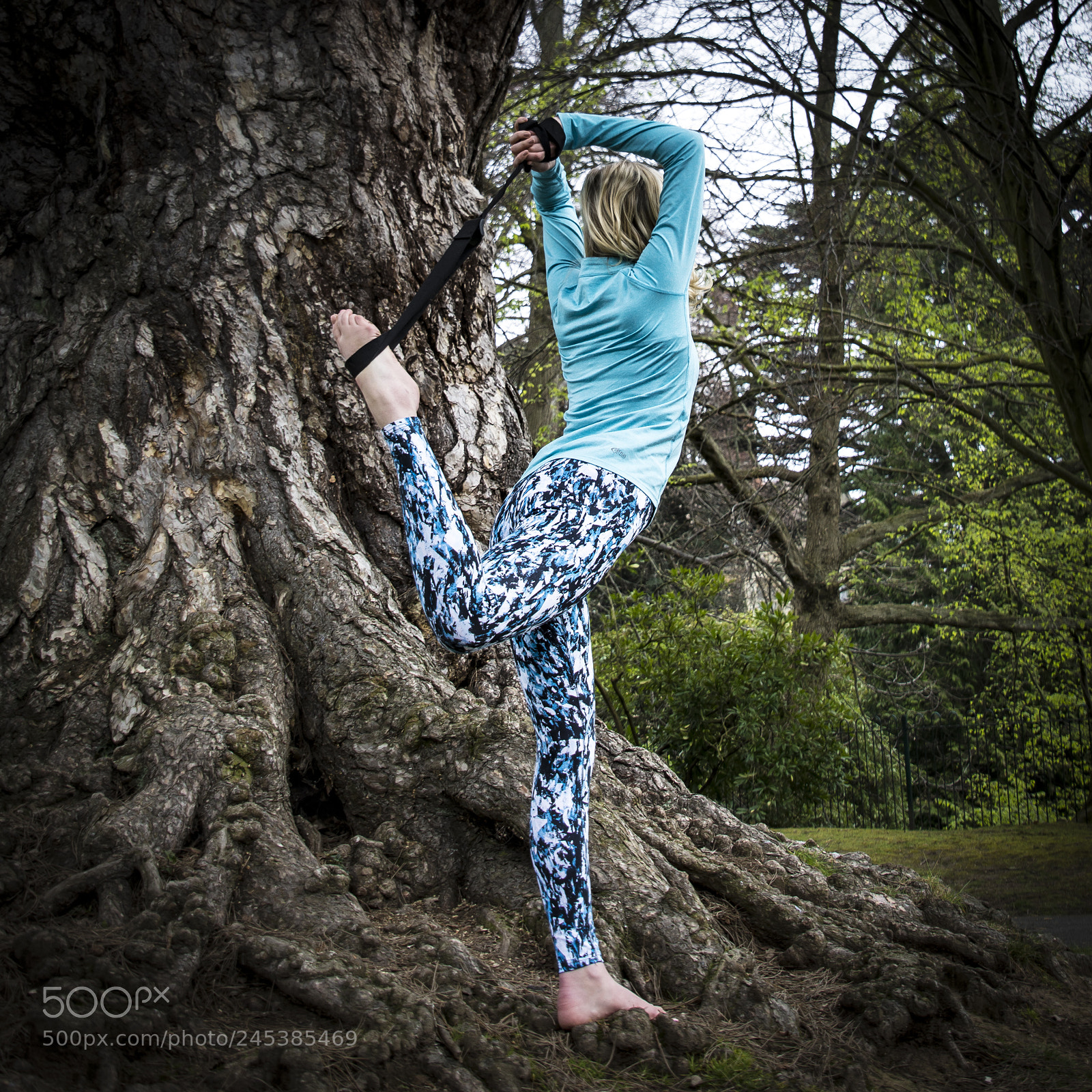 Nikon D7100 sample photo. Yoga practice outside photography