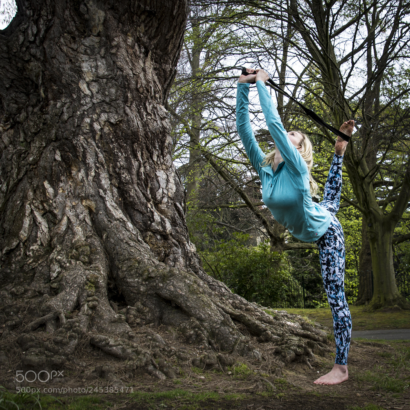 Nikon D7100 sample photo. Yoga practice outside photography