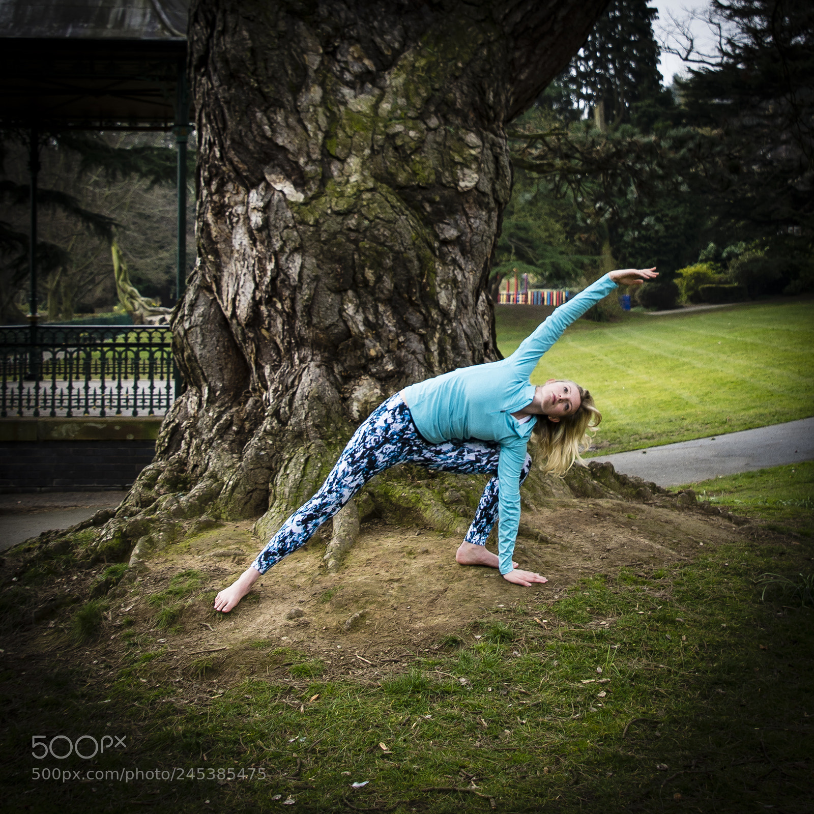 Nikon D7100 sample photo. Yoga practice outside photography