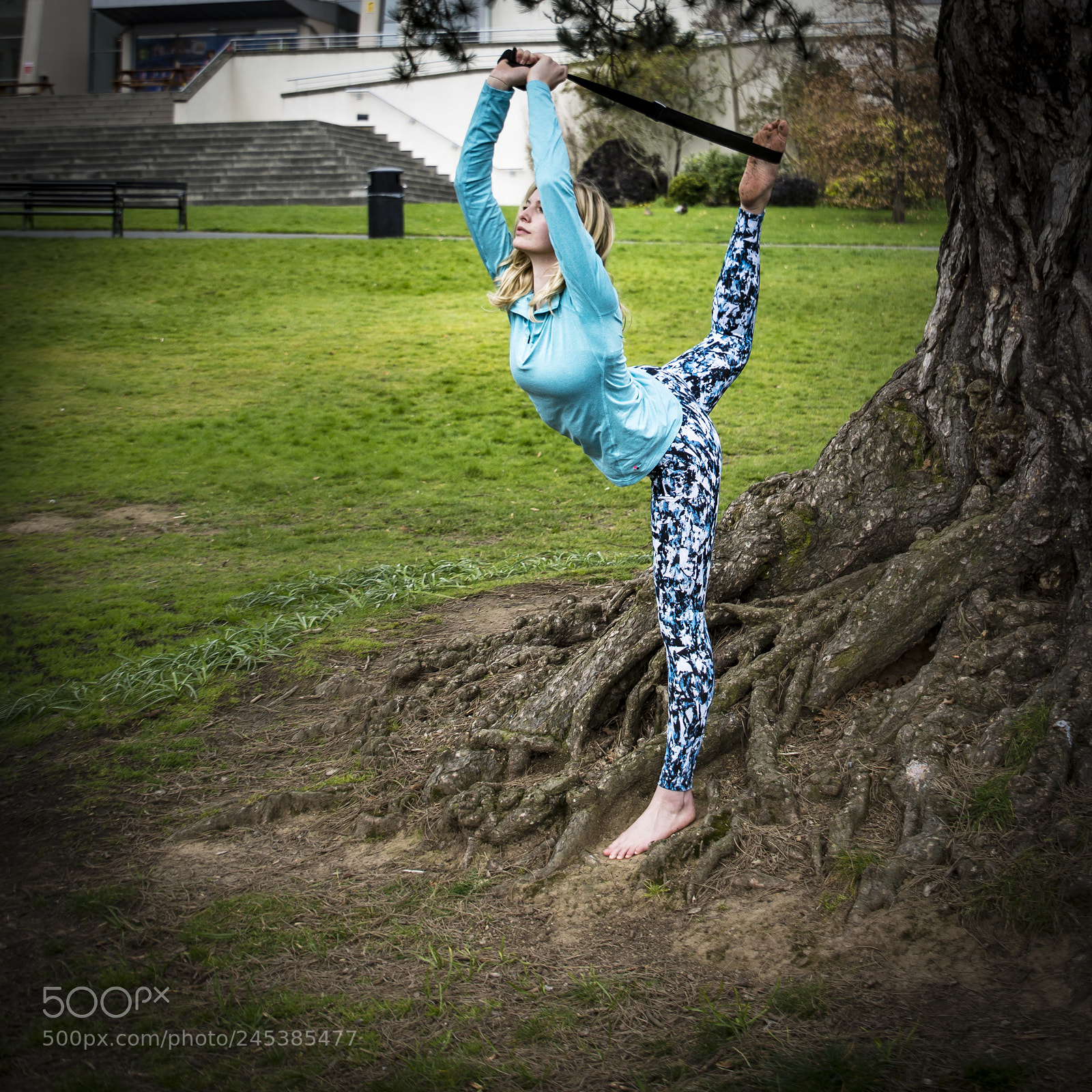 Nikon D7100 sample photo. Yoga practice outside photography