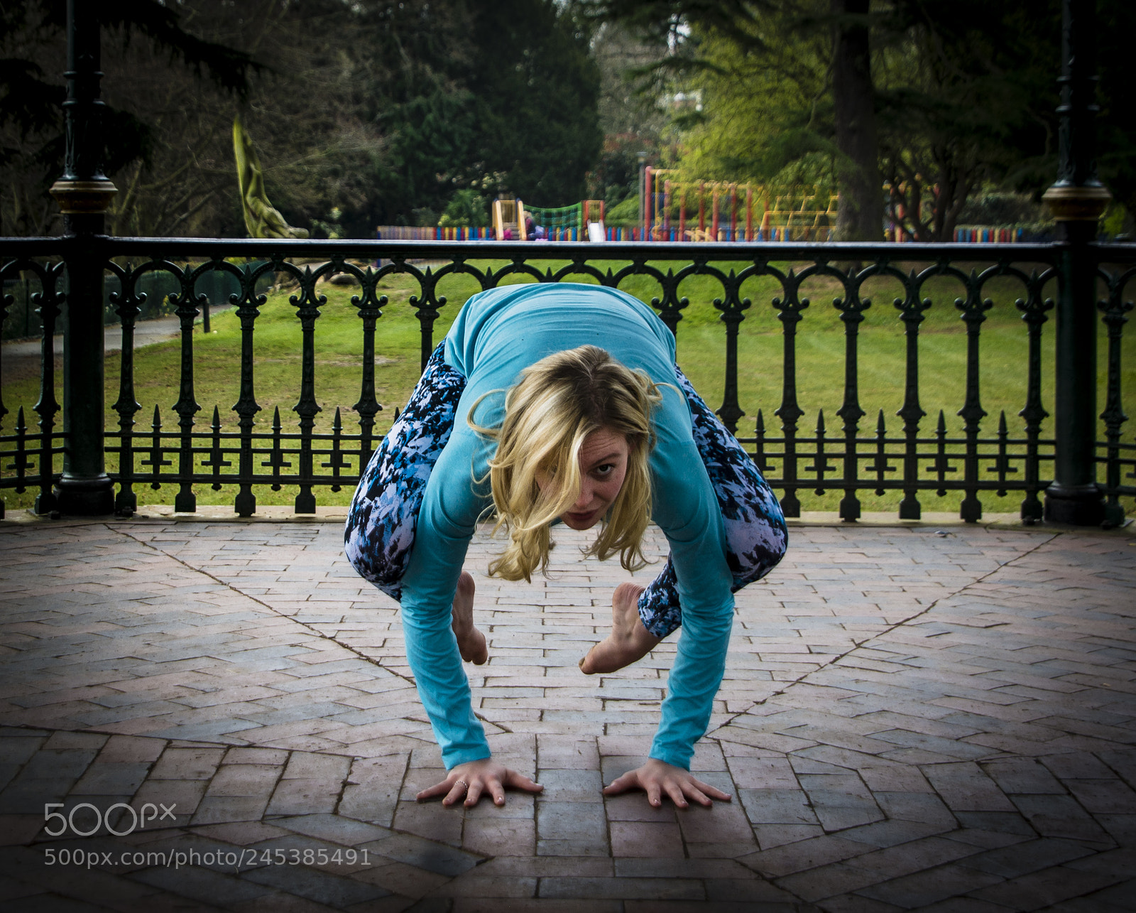 Nikon D7100 sample photo. Yoga practice outside photography