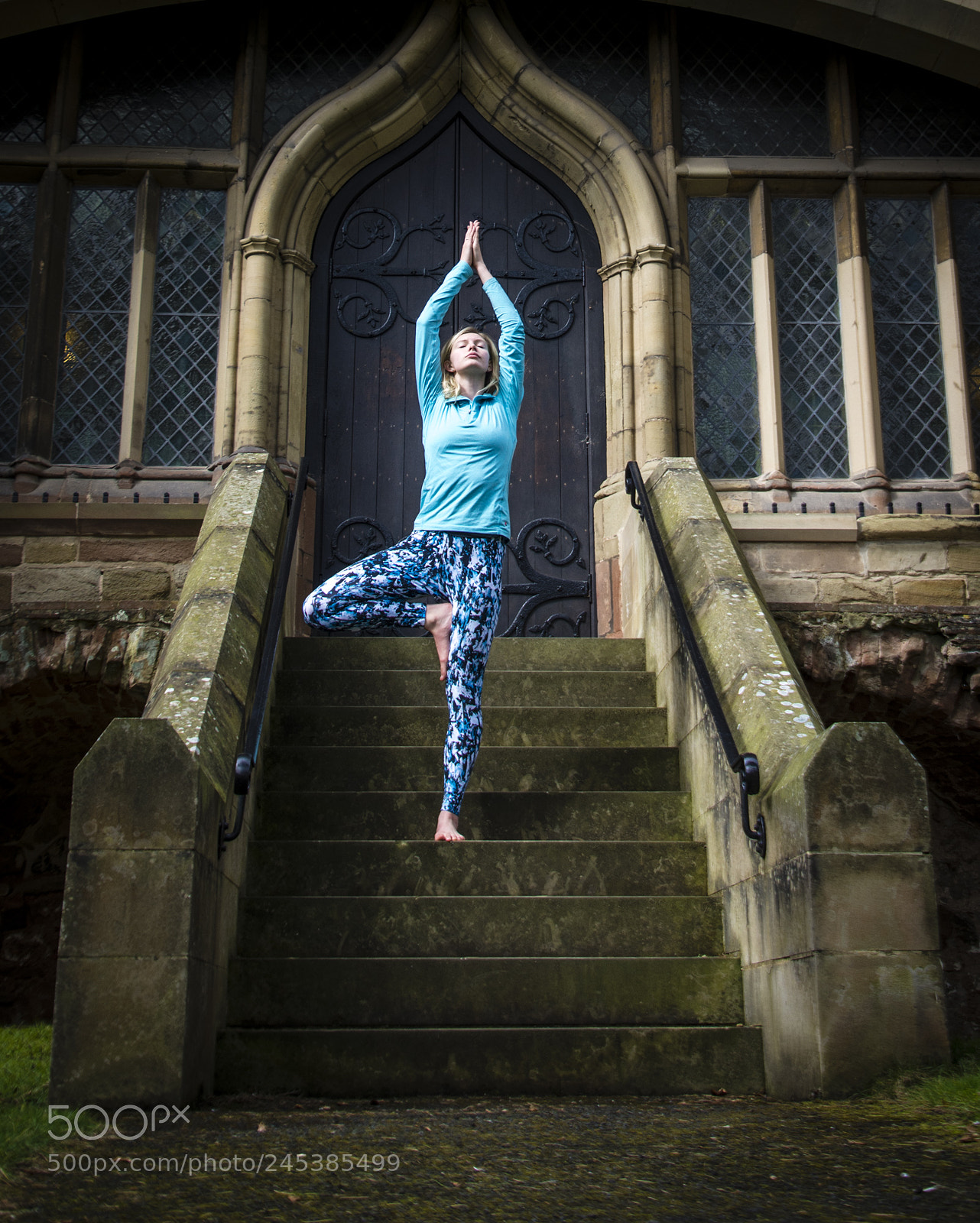 Nikon D7100 sample photo. Yoga practice outside photography