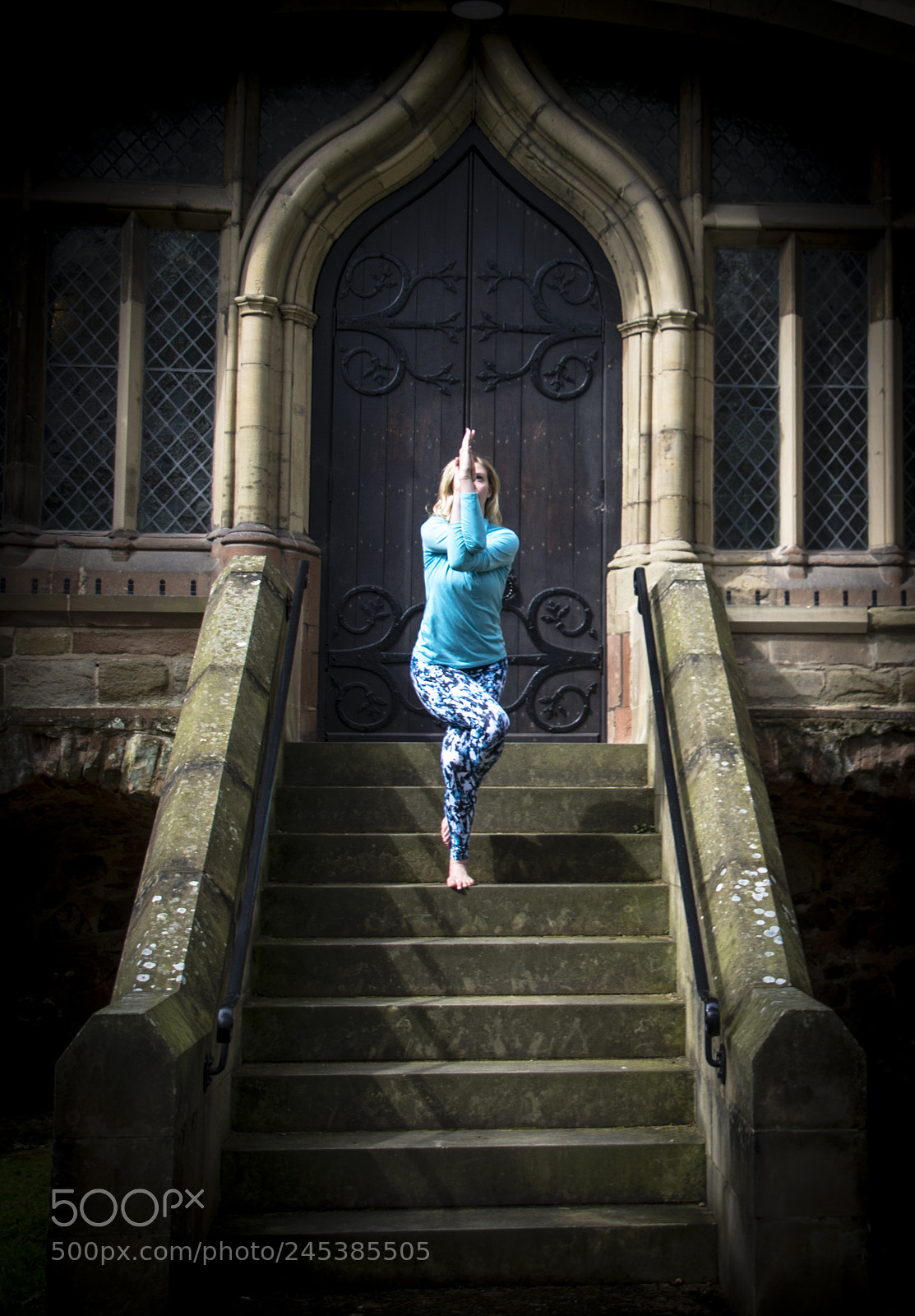 Nikon D7100 sample photo. Yoga practice outside photography