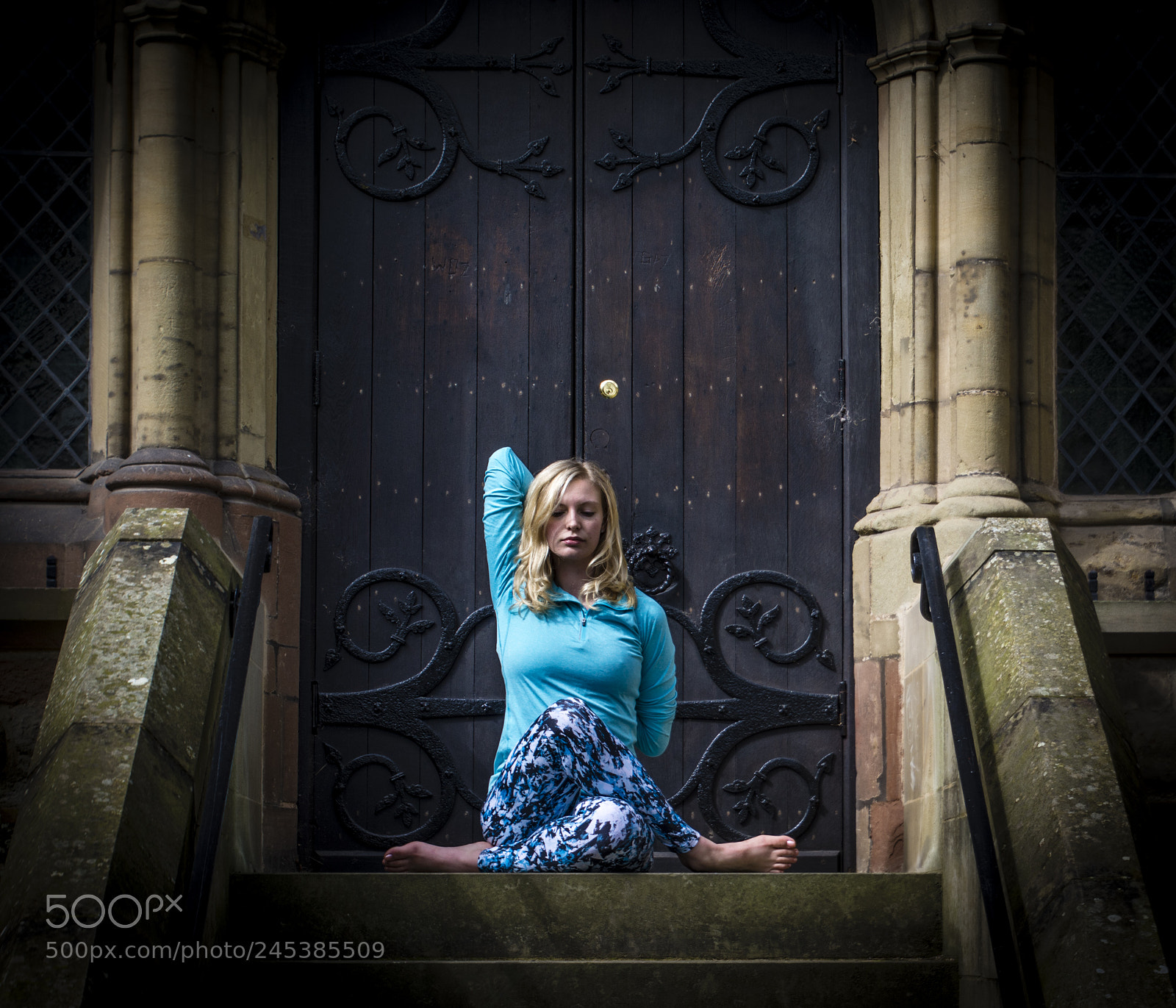 Nikon D7100 sample photo. Yoga practice outside photography