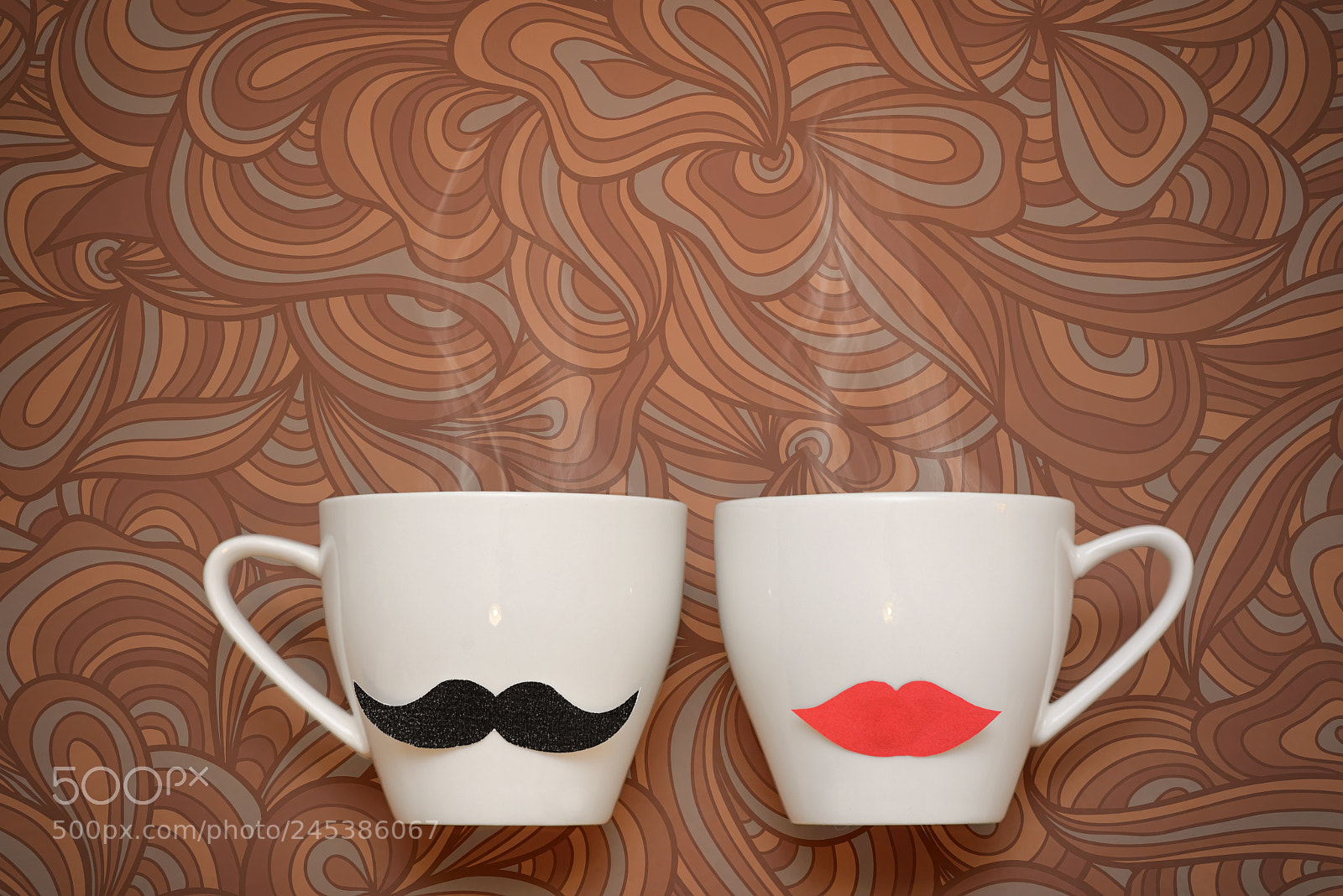 Nikon D610 sample photo. Cups of fresh  coffee photography