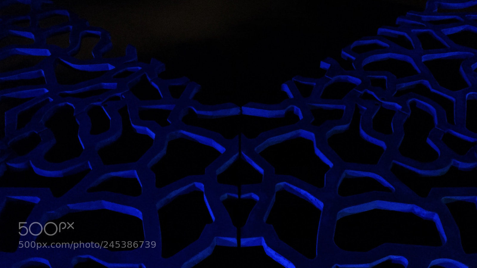 Apple iPhone 8 Plus sample photo. Mucem dark blue photography