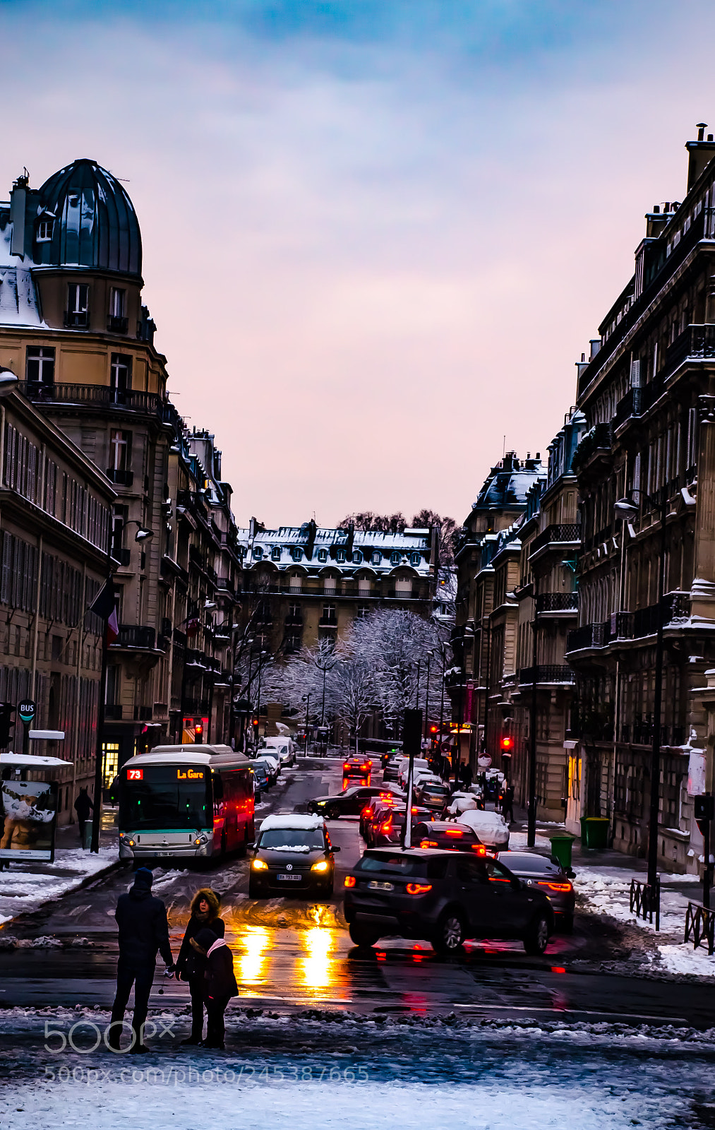 Nikon D5100 sample photo. Winter street - feb photography