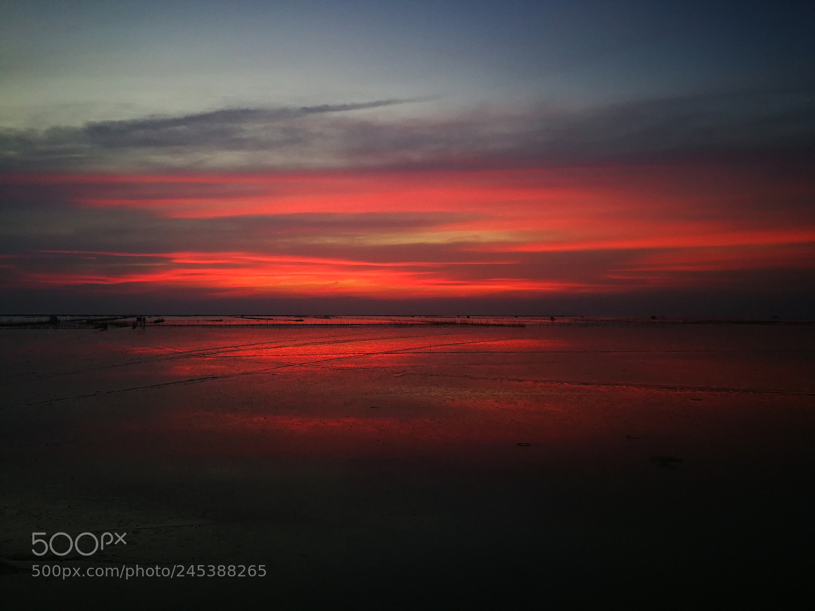 HUAWEI P10 sample photo. Sea in evening time photography