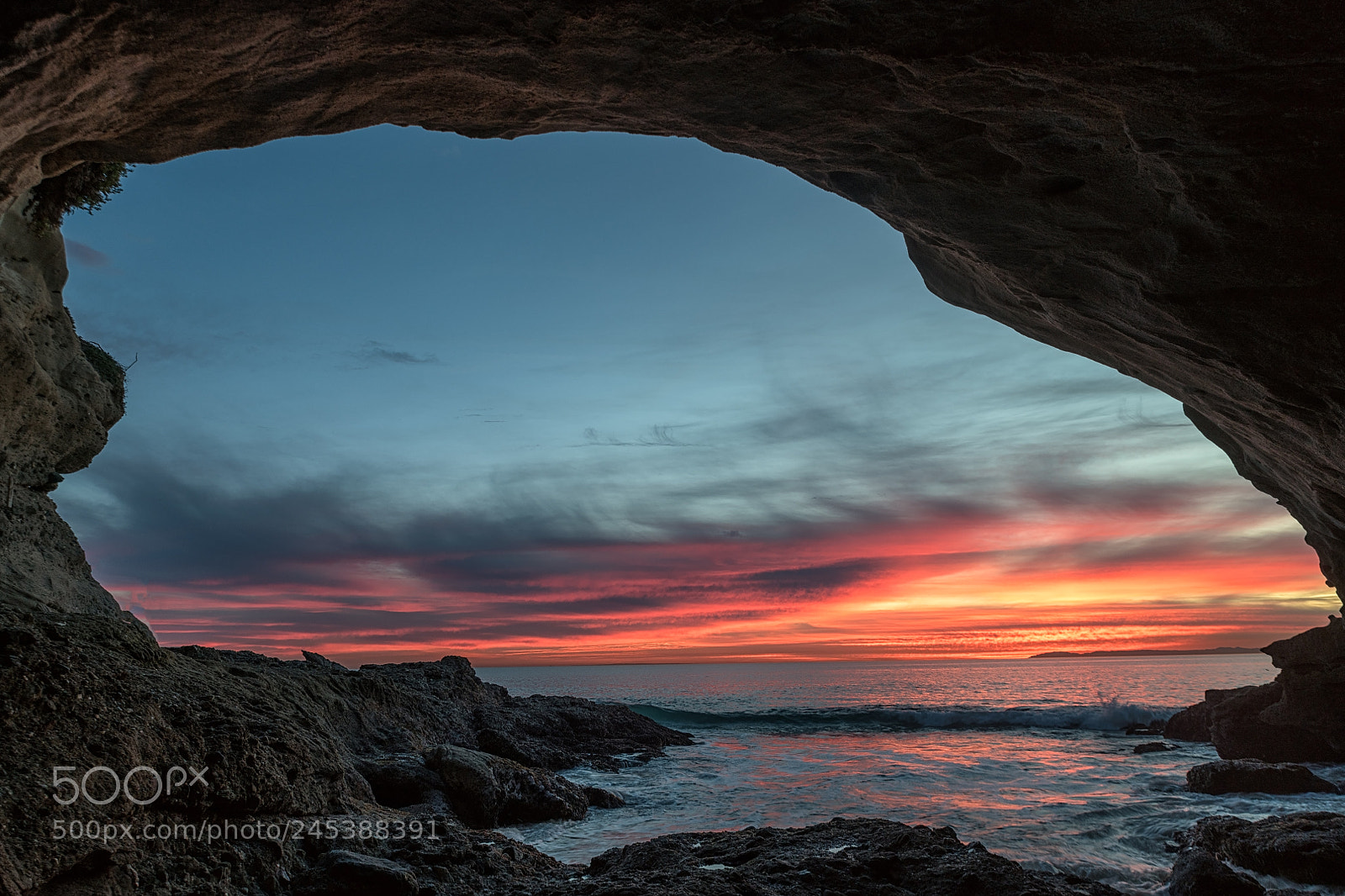 Nikon D850 sample photo. Cave at laguna beach photography